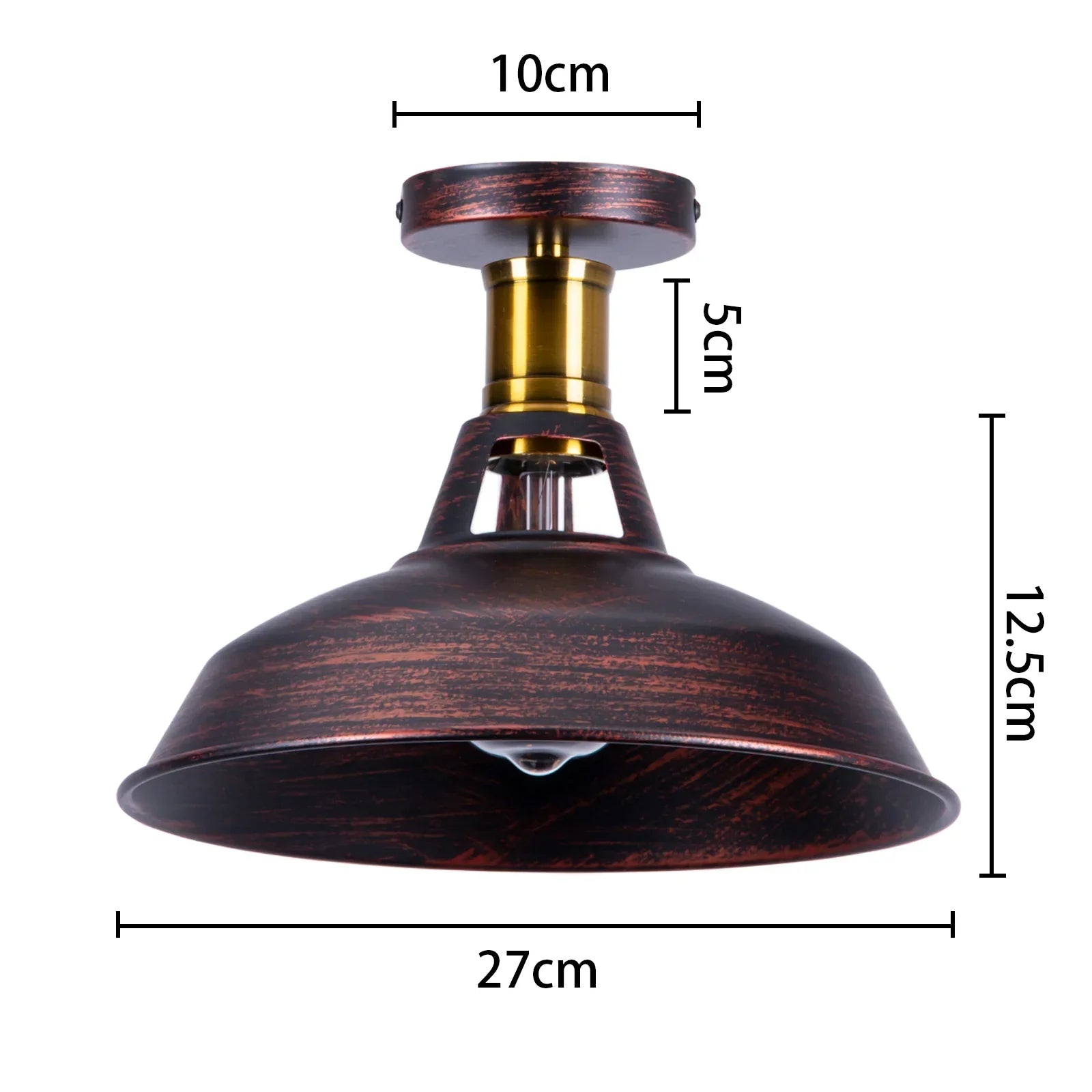 Vintage Industrial LED Metal Ceiling Chandelier Loft Decor E27 Light