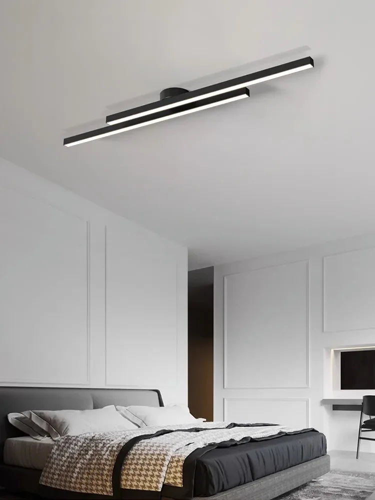 Linear LED Ceiling Lamp for Living Room Bedroom Lighting Fixtures