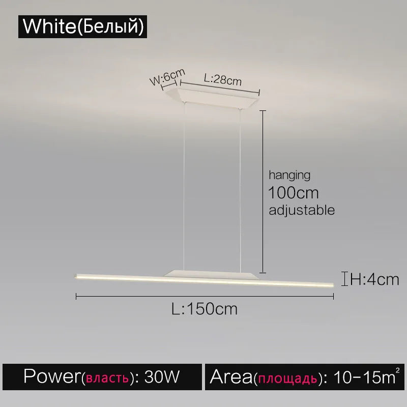 Minimal Modern Pendant Lamp for Restaurant and Bar Lighting