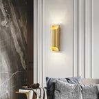 Post-Modern Copper Wall Lamp for Hotel Living Room Bedroom LED Lighting