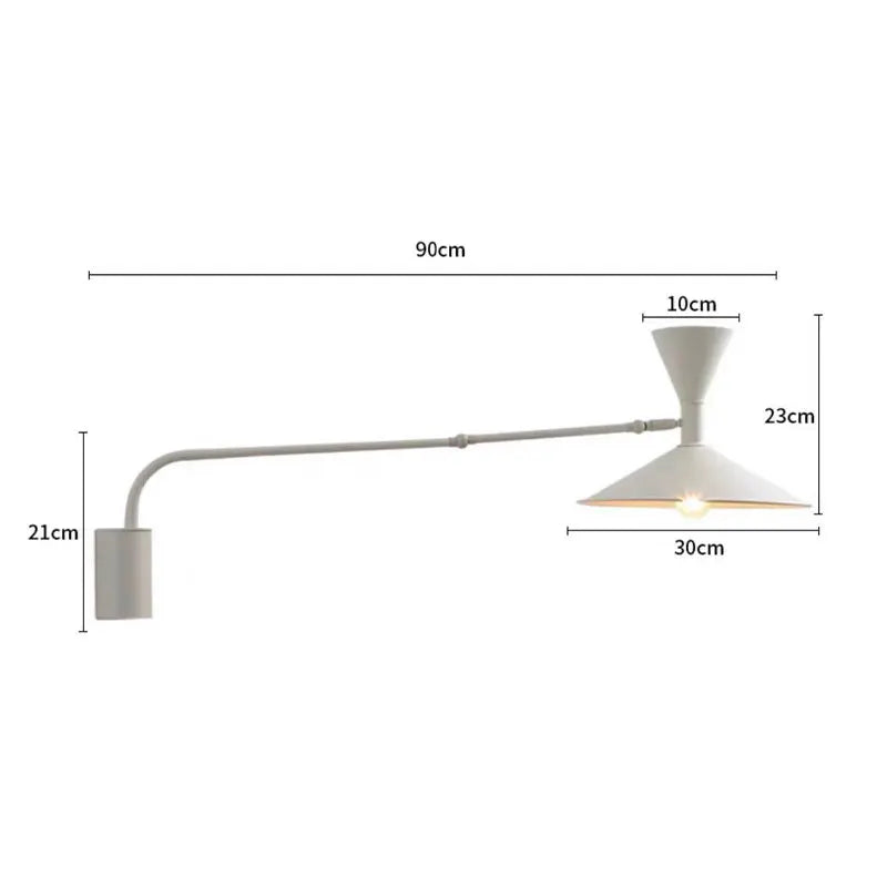 Modern Rotatable LED Wall Lamp for Living Room Bedroom Study Reading