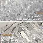 Teardrop Crystal Ceiling Chandelier - Modern Luxury Branch Crystal Chandeliers