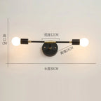 Nordic Gold Copper Wall Sconce for Modern Home Decor - Industrial Luminaire