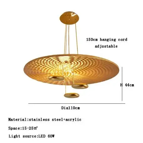 Mercury Collection LED Glass Pendant Lamp - Silver Luxury Designer Lighting