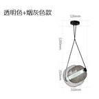 Czech Glass Capsule Pendant Light for Colorful LED Restaurant Bar Chandelier