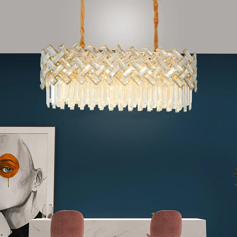 Crystal Chandelier Pendant Lights, Modern Luxury Ceiling Lamp for Home Decoration