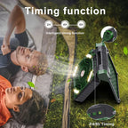 Solar Fan Camping Light: Portable Desk Lamp, 4 Speeds, Rechargeable for Outages & Outdoor Retreats