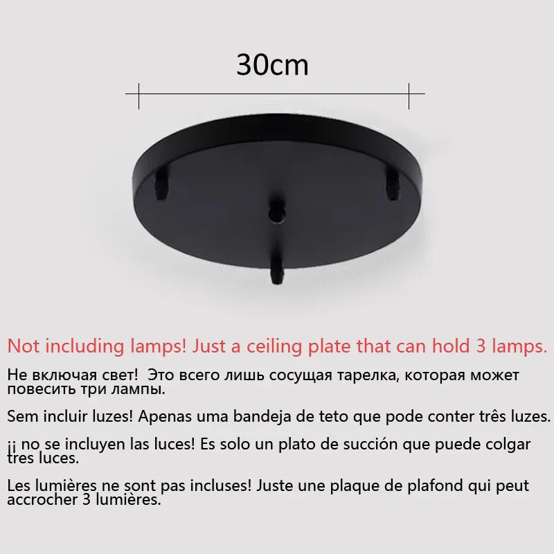 Stained Glass Pendant Lights Nordic Modern Hanging Lamps for Home Decor