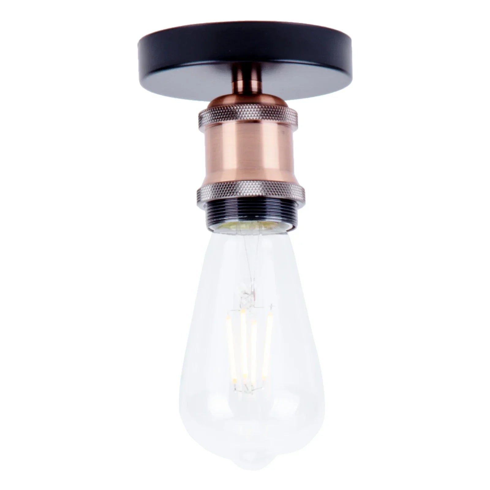 Retro Industrial Ceiling Light: Vintage LED E27 Wall Lamp for Home Living Room