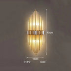 Crystal Strip LED Wall Lamp for Living Room, Bedroom, Study, Balcony Lighting