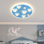 Cloud Shape Ceiling Lights Pink Blue 50CM - Indoor Decorative Ceiling Lamps