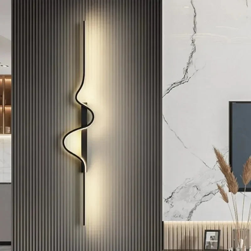 Modern LED Wall Lamp for Living Room Bedroom Office Interior