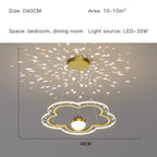 Starry Sky Kids Chandelier Light for Bedroom Study Room Decoration