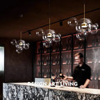 Bubble Glass LED Chandelier for Kids Room Kitchen Office Restaurant