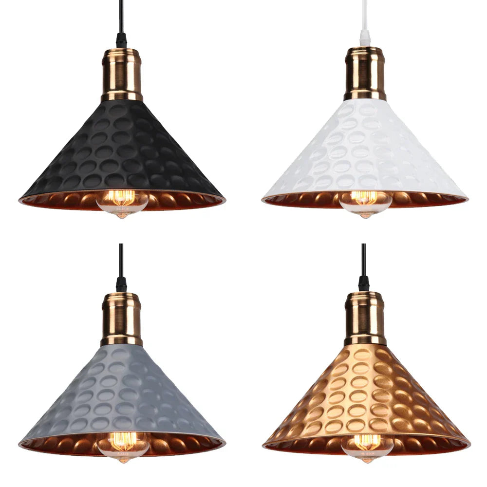 Retro Chandelier Pendant Light | Industrial E27 Fixture for Modern Living Room