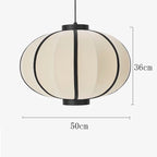 Danish Pendant Light Minimalist Lantern Ufo Lampshade Rustic Fabric Lamp