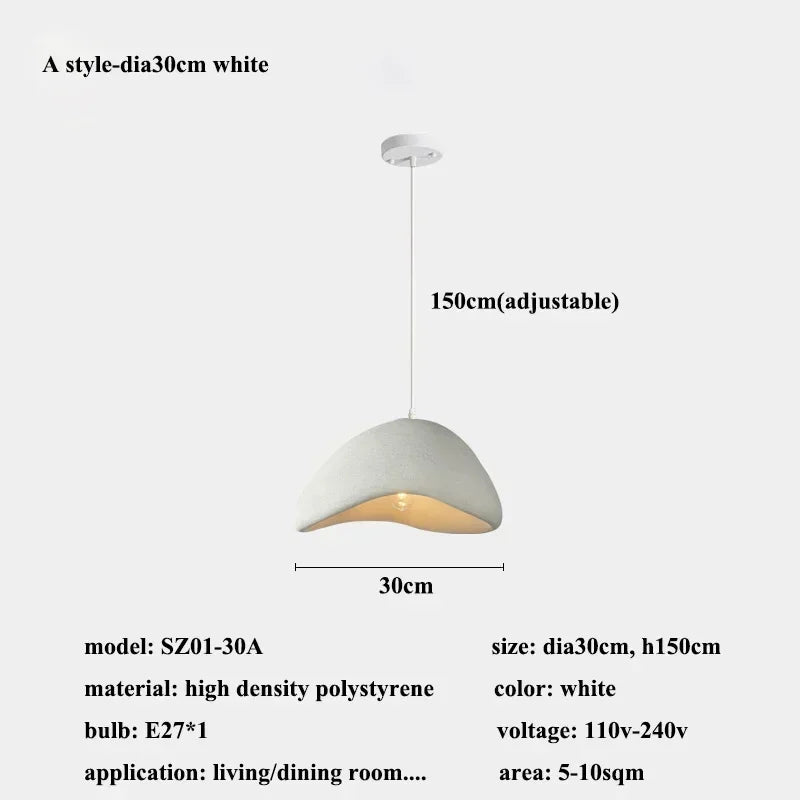 Wabi-sabi Pendant Light for Home Decor, Modern Chandelier for Living Room, Bedroom, Dining Area