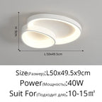 LED Ceiling Chandelier Lights with Remote Control for Living Room, Bedroom, Dining Room