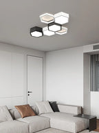 Nordic Honeycomb Ceiling Lamp: Minimalist, Creative Art, Smart, for Living Room, Hall, Restaurant