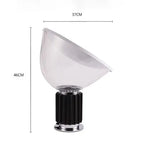 Glass Radar Shade LED Desk Lamp for Bedroom & Living Room Lighting