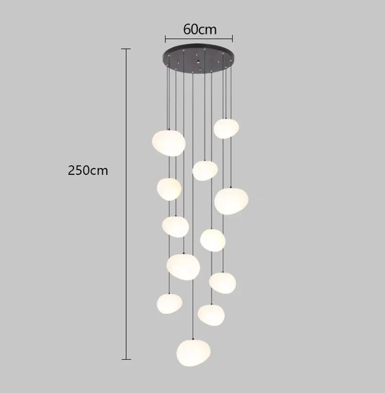 Nordic Dining Room Pendant Light Chandelier for Indoor Living Room Decor