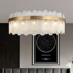 Nordic Glass LED Chandelier for Living Spaces, Hotels, and Restaurants