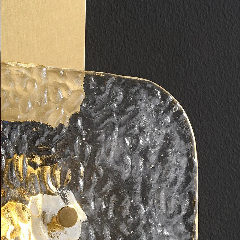 Copper Square Wall Lamp for Elegant Living Room and Bedroom Lighting