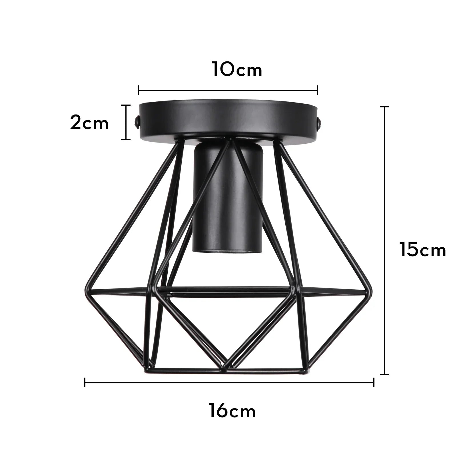 Metal Cage Wall Lights Modern Industrial Lighting for Bedroom and Hallway