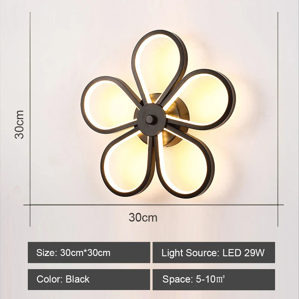 LED Acrylic Wall Light Shade for Bedroom Living Room Home décor