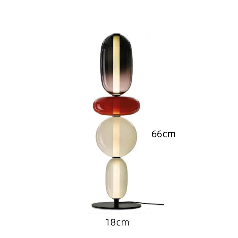 Stained Glass Floor Lamp | Luxury Minimalist Design | Perfect for Bedroom, Living Room