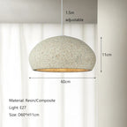 Nordic Minimalist Wabi-Sabi Wind LED Pendant Lights for Dining Room and Bar