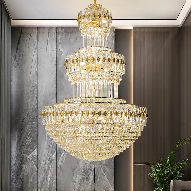 Crystal Chandelier: Elegant Lighting for Home, Villa, Hotel Lobby