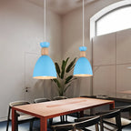 Blue Nordic Pendant Lights E27 Modern Hanging Lamps for Living Dining Kitchen