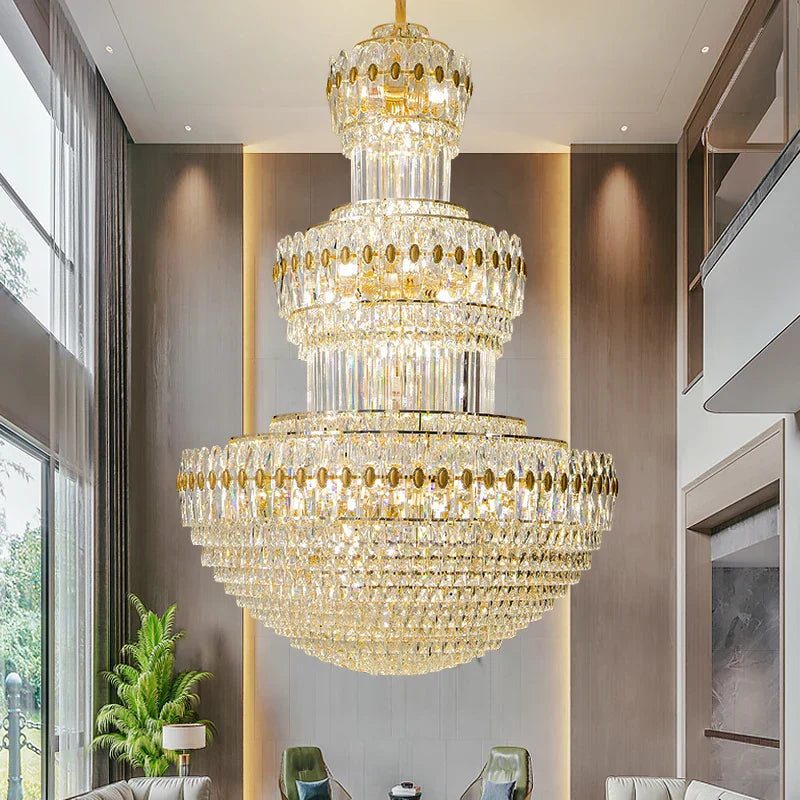 Crystal Chandelier: Elegant Lighting for Home, Villa, Hotel Lobby