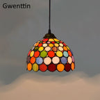 Tiffany Style Stained Glass Pendant Chandelier for Home Lighting