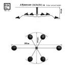 Adjustable Arm Floor Lamp: Japanese Ceiling Light for Living Room, Bedroom Decor