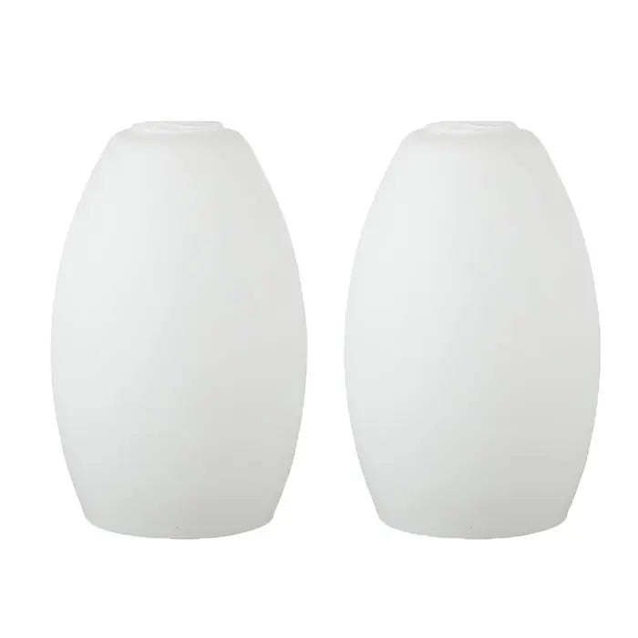 Opal White Frosted Glass Lamp Shade 1-5/8" Fitter Pendant Chandelier Cover