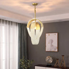 Tassel Crystal Chandelier: High-end LED Lighting for Dining Room & Bedroom
