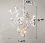 LED Pendant Chandeliers for Home Decor, Modern Indoor Hanging Light Lamps