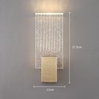 Crystal Gold LED Wall Sconce for Bedroom Living Room Home Decoration
