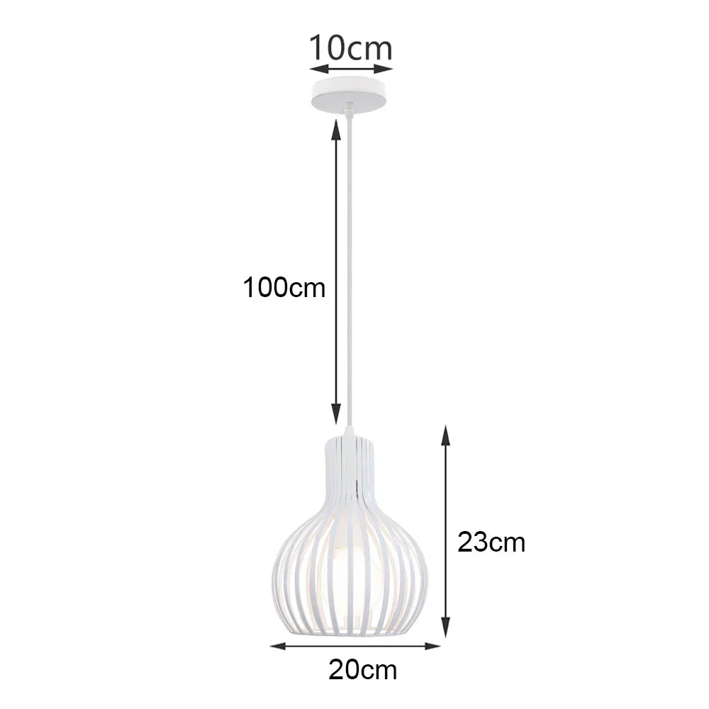 Retro Industrial Pendant Light: Modern Loft Hanging Lamp for Home Decor and Ceiling Lighting