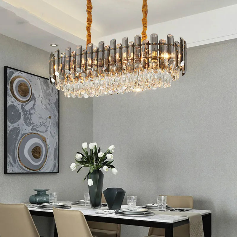Modern Crystal Chandelier for Living Room Dining Hall Home Decor