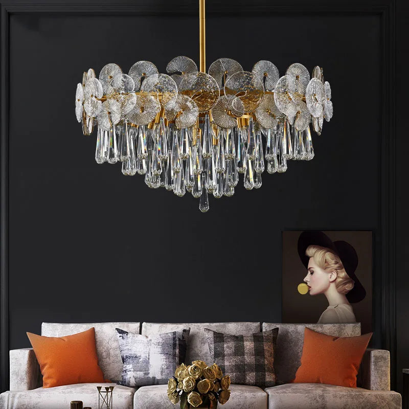 2024 Crystal Chandelier for Luxurious Living Spaces