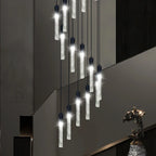 Crystal Bubble Chandelier Pendant Light - Modern Staircase Hanging Fixture