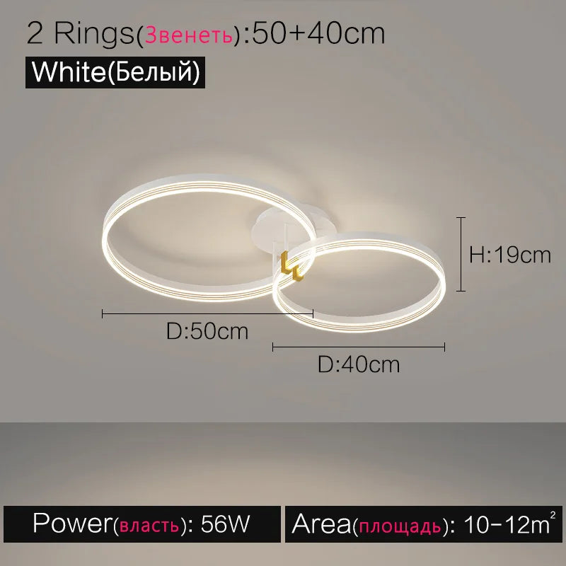 New Nordic Ceiling Lamp: Modern, Creative, Elegant Lighting for Bedroom and Living Room