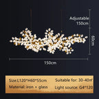 Modern Glass Luxury Chandelier for Home and Commercial Spaces