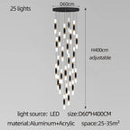 Nordic LED Ceiling Chandelier for Home Decor - Stylish Lighting for Various Rooms