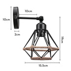 Vintage Industrial Wall Sconce Ceiling Lamp Retro Loft Light Shade