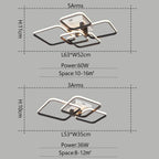 Minimalist LED Ceiling Light for Living Room Bedroom Study - Modern Nordic Design