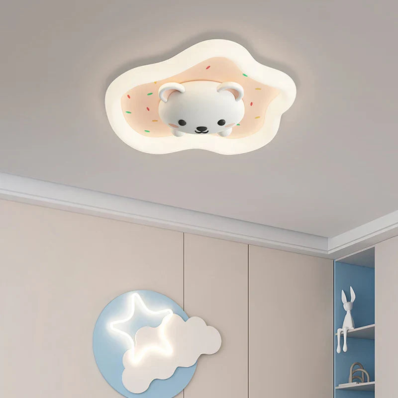 Kids Room Ceiling Lights Pink Blue Modern Children's Lamp for Home Decor